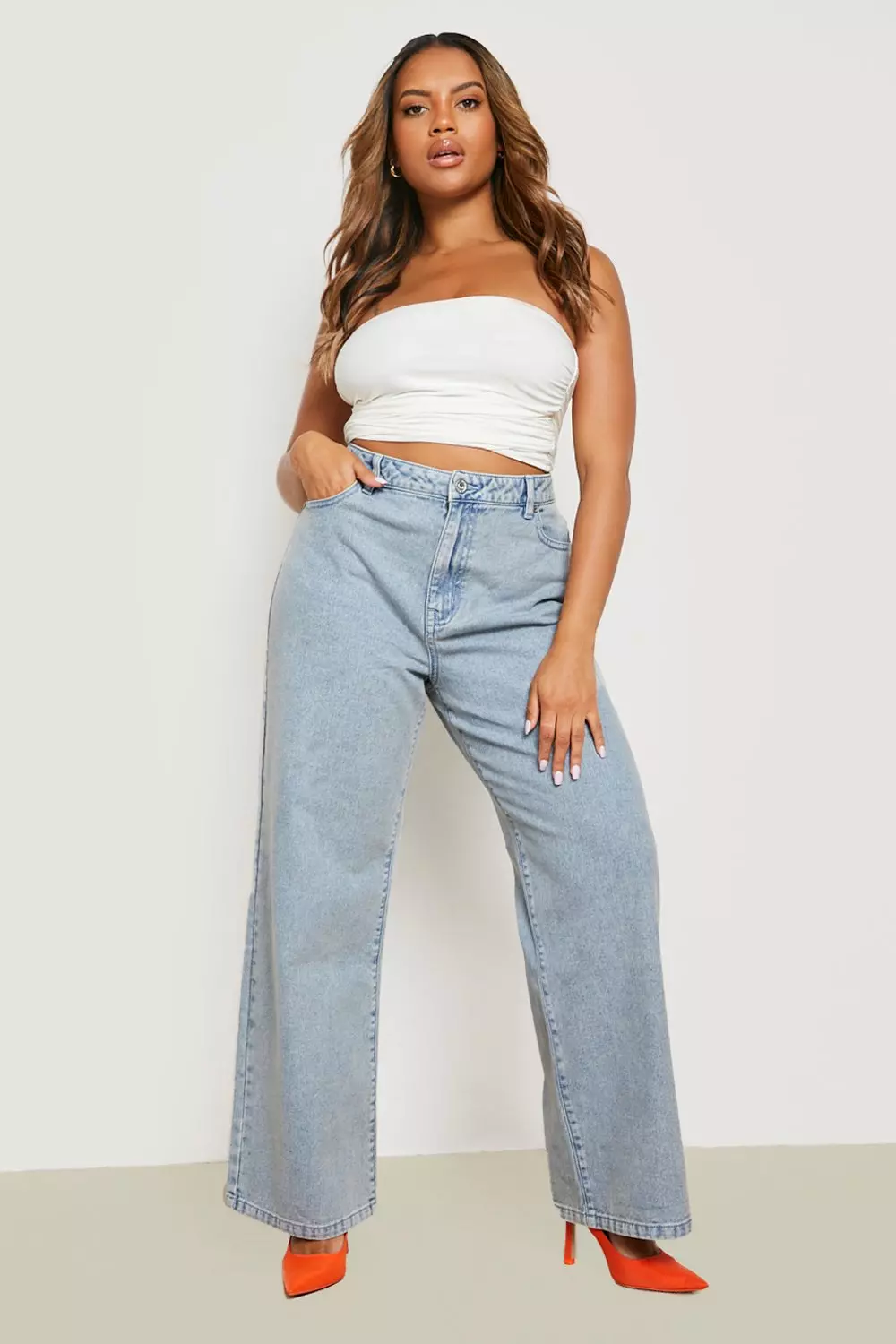 Plus size relaxed store jeans